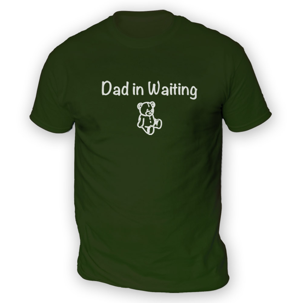 Dad In Waiting Mens T-Shirt -x13 Colours- Expectant Father ...