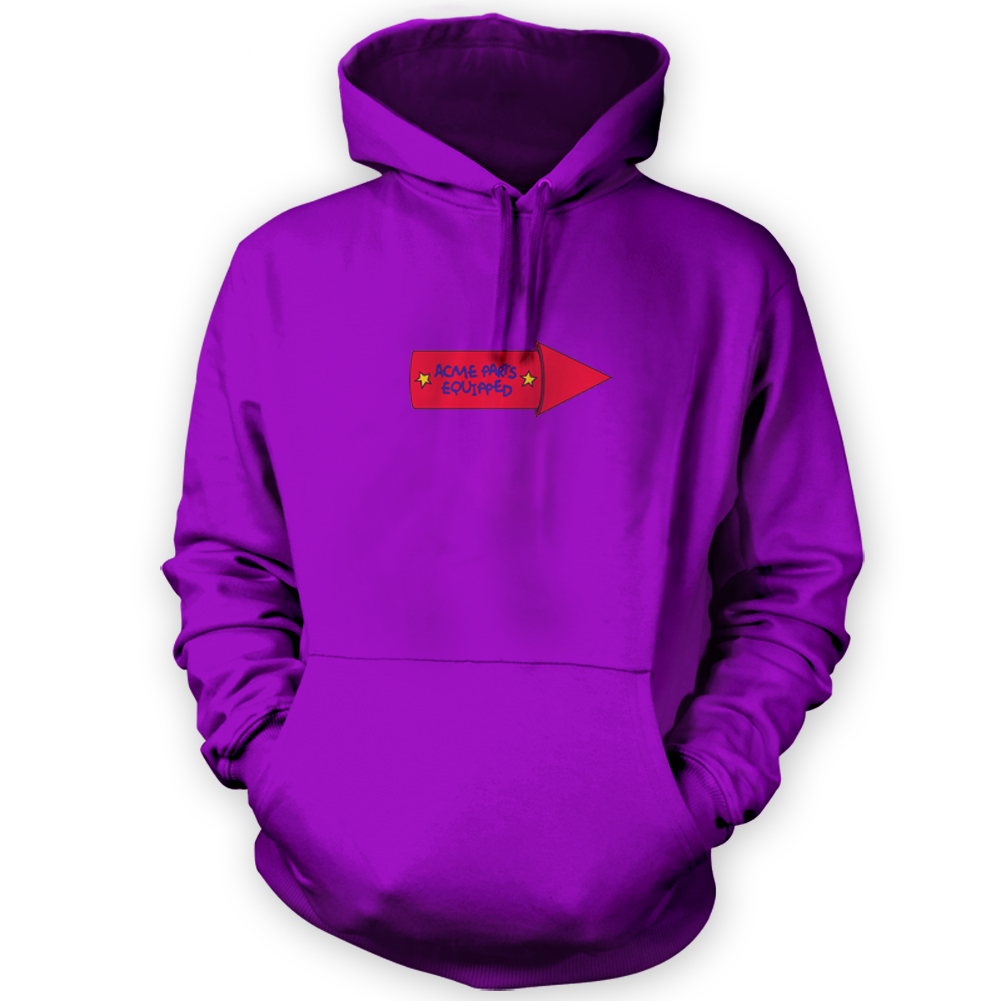 Acme Parts Equipped Hoodie -x12 Colours- Funny Car Parts Racing Ratlook ...