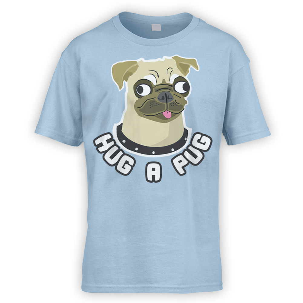 1Tee Kids Boys Pugtastic Dog T-Shirt 